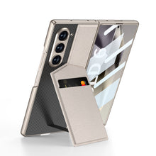 Load image into Gallery viewer, Leather Card Holder Shockproof Phone Case With Screen Protector For Galaxy Z Fold6