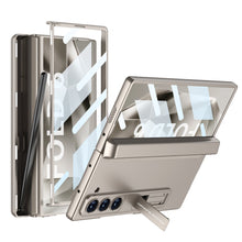 Load image into Gallery viewer, Magnetic Hinge Pen Box Shockproof Phone Case With Screen Protector For Galaxy Z Fold 6