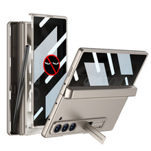 Load image into Gallery viewer, Magnetic Hinge Pen Box Shockproof Phone Case With Anti-peep Screen Protector For Galaxy Z Fold 6