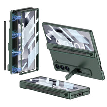 Load image into Gallery viewer, Magnetic Hinge Pen Slot Hidden Bracket All-included Case With Back Screen Protector For Galaxy Z Fold 6/5/4/3
