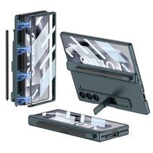 Load image into Gallery viewer, Magnetic Hinge Pen Slot Hidden Bracket All-included Case With Back Screen Protector For Galaxy Z Fold 7/6/5/4/3