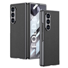 Load image into Gallery viewer, Electroplating Leather Shockproof Phone Case With Screen Protector For Galaxy Z Fold6