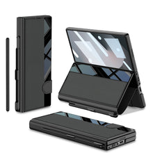 Load image into Gallery viewer, Luxurious Leather Cover Shockproof Phone Case With Screen Protector & Pen Slot For Galaxy Z Fold 6/7