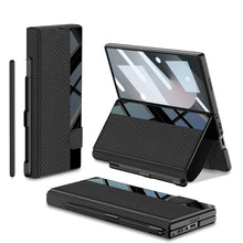 Load image into Gallery viewer, Luxurious Leather Cover Shockproof Phone Case With Screen Protector & Pen Slot For Galaxy Z Fold 6/7