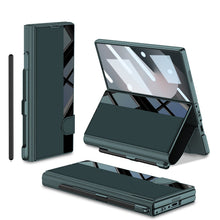Load image into Gallery viewer, Luxurious Leather Cover Shockproof Phone Case With Screen Protector & Pen Slot For Galaxy Z Fold 6/7