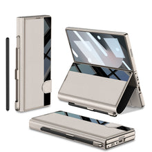 Load image into Gallery viewer, Luxurious Leather Cover Shockproof Phone Case With Screen Protector & Pen Slot For Galaxy Z Fold6