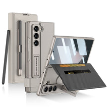 Load image into Gallery viewer, Luxurious Leather Cover Shockproof Phone Case With Screen Protector & Pen Slot For Galaxy Z Fold 6/5/4