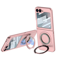Load image into Gallery viewer, Magnetic Diamond Bracket Shockproof Phone Case With Screen Protector For Galaxy Z Flip 6/5/4