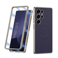 Load image into Gallery viewer, Magnetic 2 in 1 Shockproof Leather Phone Case For Galaxy S25 Ultra