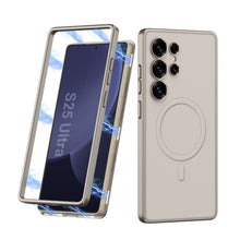 Load image into Gallery viewer, Magnetic 2 in 1 Shockproof Leather Phone Case For Galaxy S25 Ultra