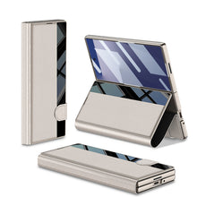 Load image into Gallery viewer, Luxurious Leather Cover Shockproof Phone Case With Screen Protector & Pen Slot For Galaxy Z Fold 6/7
