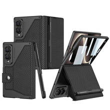 Load image into Gallery viewer, Luxurious Suede Phone Cover With Screen Protector & Pen-slot & Stylus For Galaxy Z Fold8 Wide Ultra