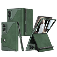 Load image into Gallery viewer, Luxurious Suede Phone Cover With Screen Protector & Pen-slot & Stylus For Galaxy Z Fold8 Wide Ultra