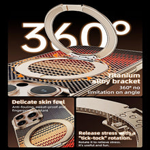 Load image into Gallery viewer, Carbon Fiber Phone Case With Magnetic Bracket For iPhone