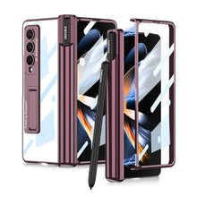 Load image into Gallery viewer, Magnetic Folding Bracket Shatter-Resistant Case For Samsung Galaxy Z Fold5 Fold4 Fold3 5G - Mycasety Mycasety