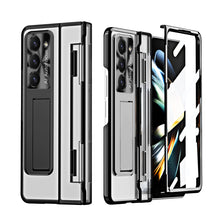 Load image into Gallery viewer, Armor Electroplated Anti-fall Protective Phone Case For Samsung Galaxy Z Fold3/4/5 With Back Screen Glass - Mycasety Mycasety