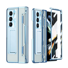 Load image into Gallery viewer, Armor Electroplated Anti-fall Protective Phone Case For Samsung Galaxy Z Fold3/4/5 With Back Screen Glass - Mycasety Mycasety