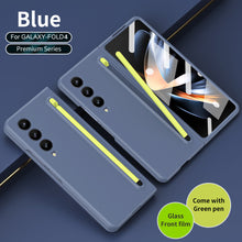 Load image into Gallery viewer, Anti-fall Protective Phone Case With Pen Tray Shell and Film For Samsung Galaxy Z Fold5 Fold4 Fold3 - Mycasety Mycasety