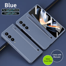 Load image into Gallery viewer, Anti-fall Protective Phone Case With Pen Tray Shell and Film For Samsung Galaxy Z Fold5 Fold4 Fold3 - Mycasety Mycasety