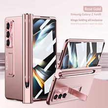 Load image into Gallery viewer, Magnetic Hinge Bracket Anti-fall Protective Phone Case With Stylus And Film For Samsung Galaxy Z Fold 5/4/3 - Mycasety Mycasety