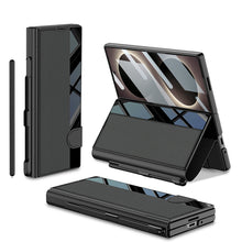 Load image into Gallery viewer, Galaxy Z Fold8 Wide Ultra Luxurious Leather Folio Case with Built-In Tempered Glass & Pen Holder