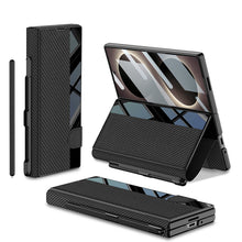 Load image into Gallery viewer, Galaxy Z Fold8 Wide Ultra Luxurious Leather Folio Case with Built-In Tempered Glass & Pen Holder