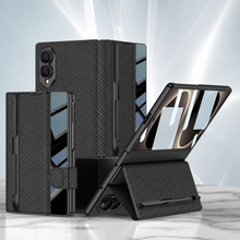 Load image into Gallery viewer, Galaxy Z Fold8 Wide Ultra Luxurious Leather Folio Case with Built-In Tempered Glass & Pen Holder