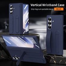 Load image into Gallery viewer, Wristband Holder Hinge Shockproof Phone Case With Screen Protector For Galaxy Z Fold 7/6/5/4/3