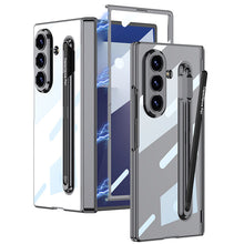 Load image into Gallery viewer, Magnetic Hinge Anti-fall Protective Clear Phone Case With Pen Tray Shell and Film For Galaxy Z Fold7