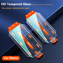 Load image into Gallery viewer, Premium Screen Protector For iPhone With Dust-free Film Mounter