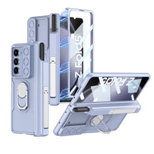 Load image into Gallery viewer, Magnetic Folding Armor Lens Protective Case With Back Screen Protector For Samsung Galaxy Z Fold3 Fold4 Fold5 - Mycasety Mycasety