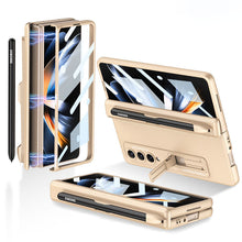Load image into Gallery viewer, Magnetic Hinge S Pen Slot Ultra-Thin Phone Case With Back Screen Protector For Samsung Galaxy Z Fold 5/4/3 5G - Mycasety Mycasety