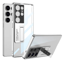 Load image into Gallery viewer, Electroplated Phone Case With Invisible Bracket For Galaxy S25 S24 S23 S22 Ultra