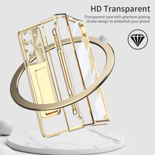 Load image into Gallery viewer, Armor Electroplated Anti-fall Protective Phone Case For Samsung Galaxy Z Fold3/4/5 With Back Screen Glass - Mycasety Mycasety