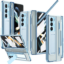 Load image into Gallery viewer, Armor Electroplated Anti-fall Protective Phone Case For Samsung Galaxy Z Fold3/4/5 With Back Screen Glass - Mycasety Mycasety