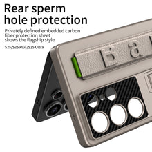 Load image into Gallery viewer, Luxury Wristband Holder Invisible Bracket Phone Case For Galaxy S25 S24 S23 S22 Ultra Plus