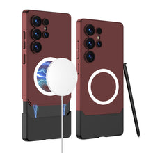 Load image into Gallery viewer, 2 in 1 Frosted Shockproof Magnetic Phone Case For Galaxy S25 Ultra
