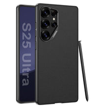 Load image into Gallery viewer, Electroplated Leather Shockproof Phone Case For Galaxy S25 S24 S23 Ultra