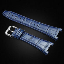 Load image into Gallery viewer, Luxury Metal Case Leather Strap For Apple Watch Series 44/45 mm - Mycasety Mycasety