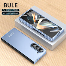 Load image into Gallery viewer, Anti-fingerprint Electroplating Galaxy Z Fold5 Case with Phone Front Screen Protector - Mycasety Mycasety
