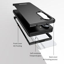 Load image into Gallery viewer, Anti-fingerprint Electroplating Galaxy Z Fold5 Case with Phone Front Screen Protector - Mycasety Mycasety