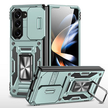 Load image into Gallery viewer, Samsung Galaxy Z Fold5 Case Armor Heavy Duty Shell Magnetic Car Holder and Lens Slide(Pre-sell) - Mycasety Mycasety