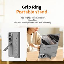 Load image into Gallery viewer, Armor Hinge Protective Phone Case Built-In Tempered Glass, Hidden Kickstand & Wrist Strap For Galaxy Z Fold8 Wide Ultra