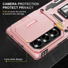 Load image into Gallery viewer, Mecha-Style Phone Case With Sliding Camera Cover For Galaxy Z Fold 7/6/5