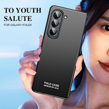 Load image into Gallery viewer, Anti-fingerprint Electroplating Galaxy Z Fold5 Case with Phone Front Screen Protector - Mycasety Mycasety