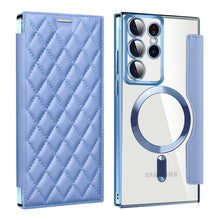 Load image into Gallery viewer, Luxury Flip Leather Magnetic Phone Case Support Magsafe For Samsung Galaxy S23 Ultra Plus
