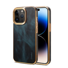 Load image into Gallery viewer, Leather Shockproof iPhone Case
