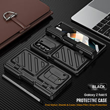 Load image into Gallery viewer, Transformers Folding Protective All-Inclusive Drop-Proof Phone Case With Stylus & Back Screen Protector For Galaxy Z Fold 6/5/4