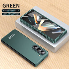 Load image into Gallery viewer, Anti-fingerprint Electroplating Galaxy Z Fold5 Case with Phone Front Screen Protector - Mycasety Mycasety
