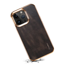 Load image into Gallery viewer, Leather Shockproof iPhone Case